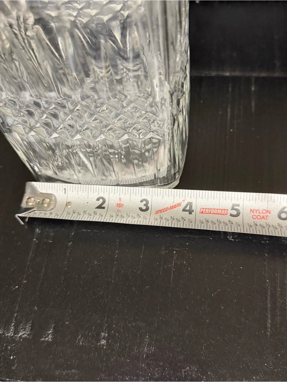 Clear Glass Square Decanter